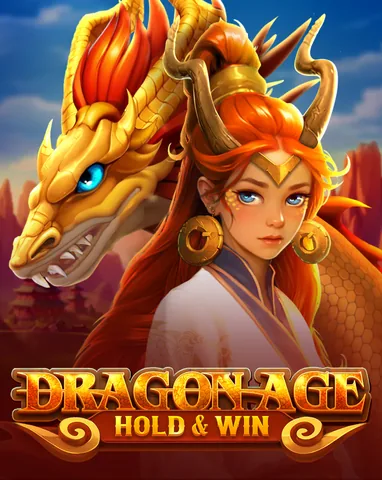 Dragon Age Hold Win için özgün tanıtım görseli: slot oyunu düzenini soyut geometrik desenle gösterir.