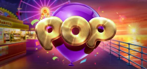 Pop için özgün tanıtım görseli: slot oyunu düzenini soyut geometrik desenle gösterir.